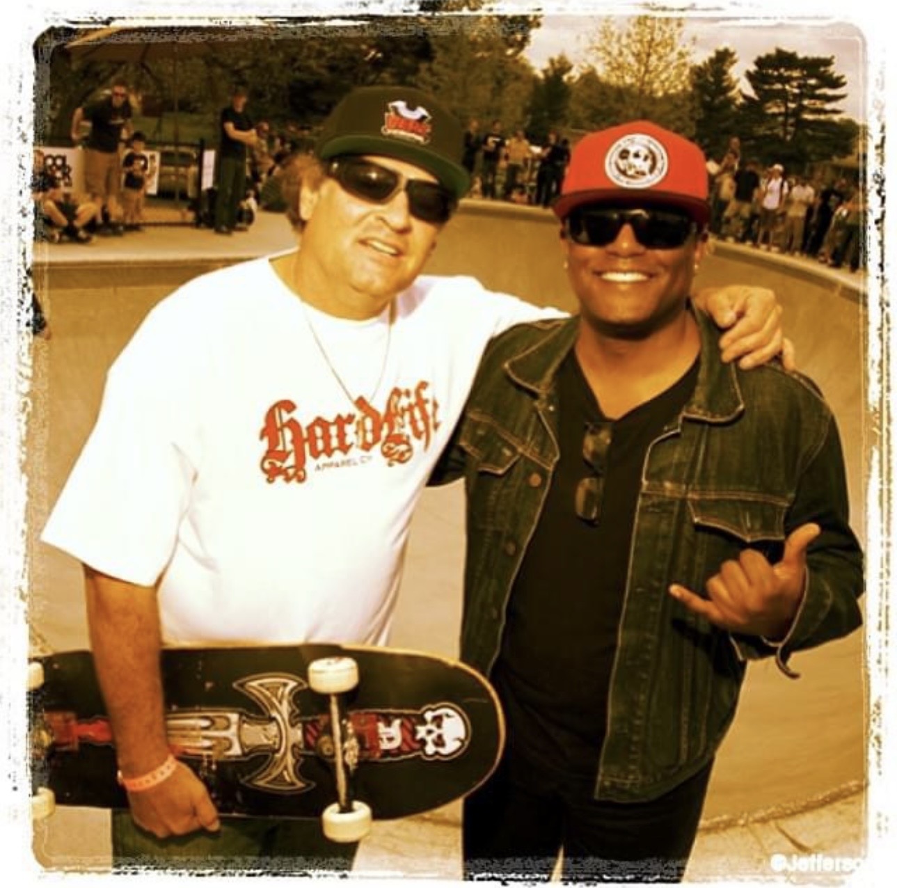 Brooks with Dave Duncan at Baltimore skatepark